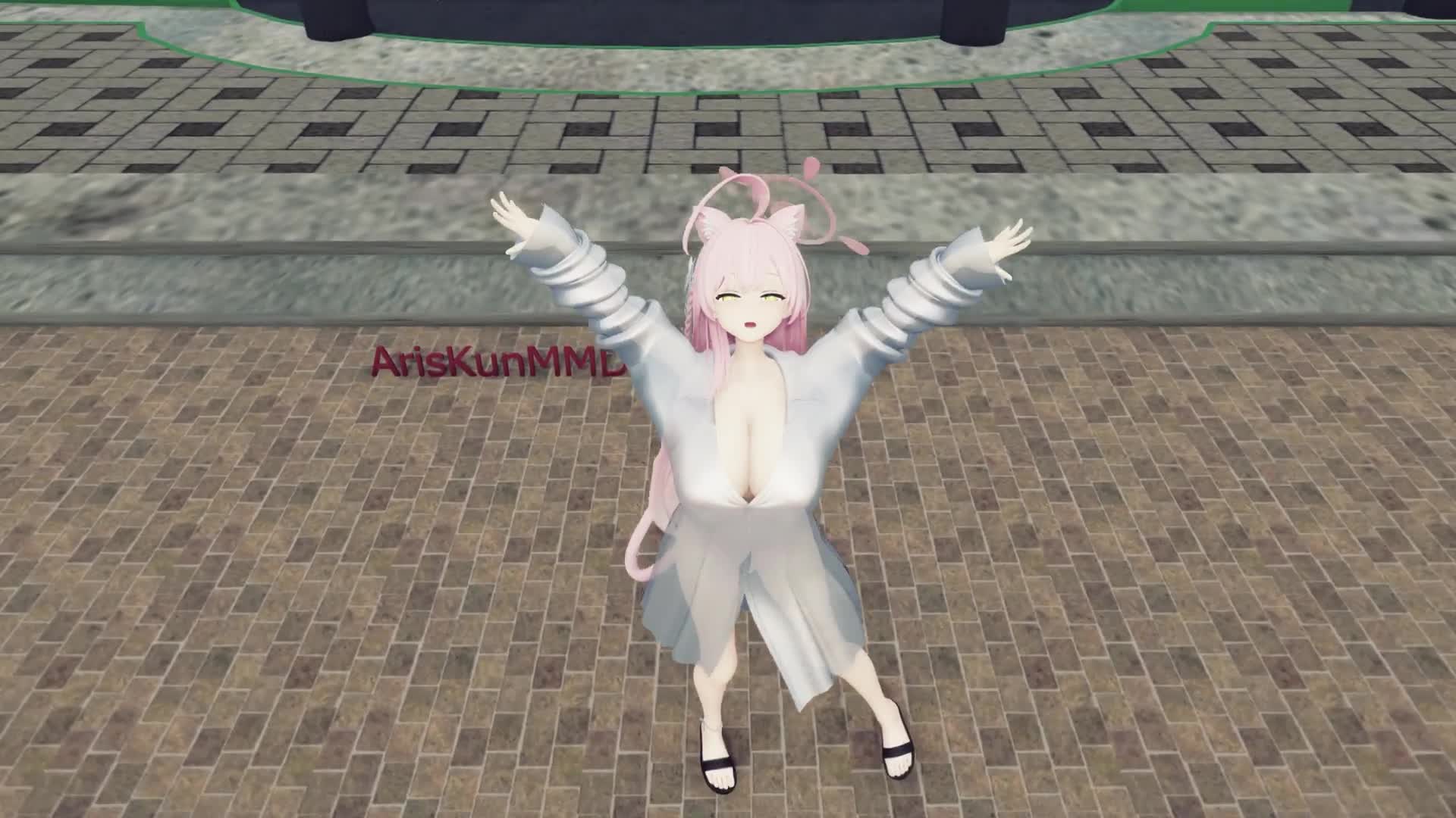 Mmd skunk girl spraying 2 - youtube